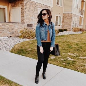 Cropped Denim Jacket